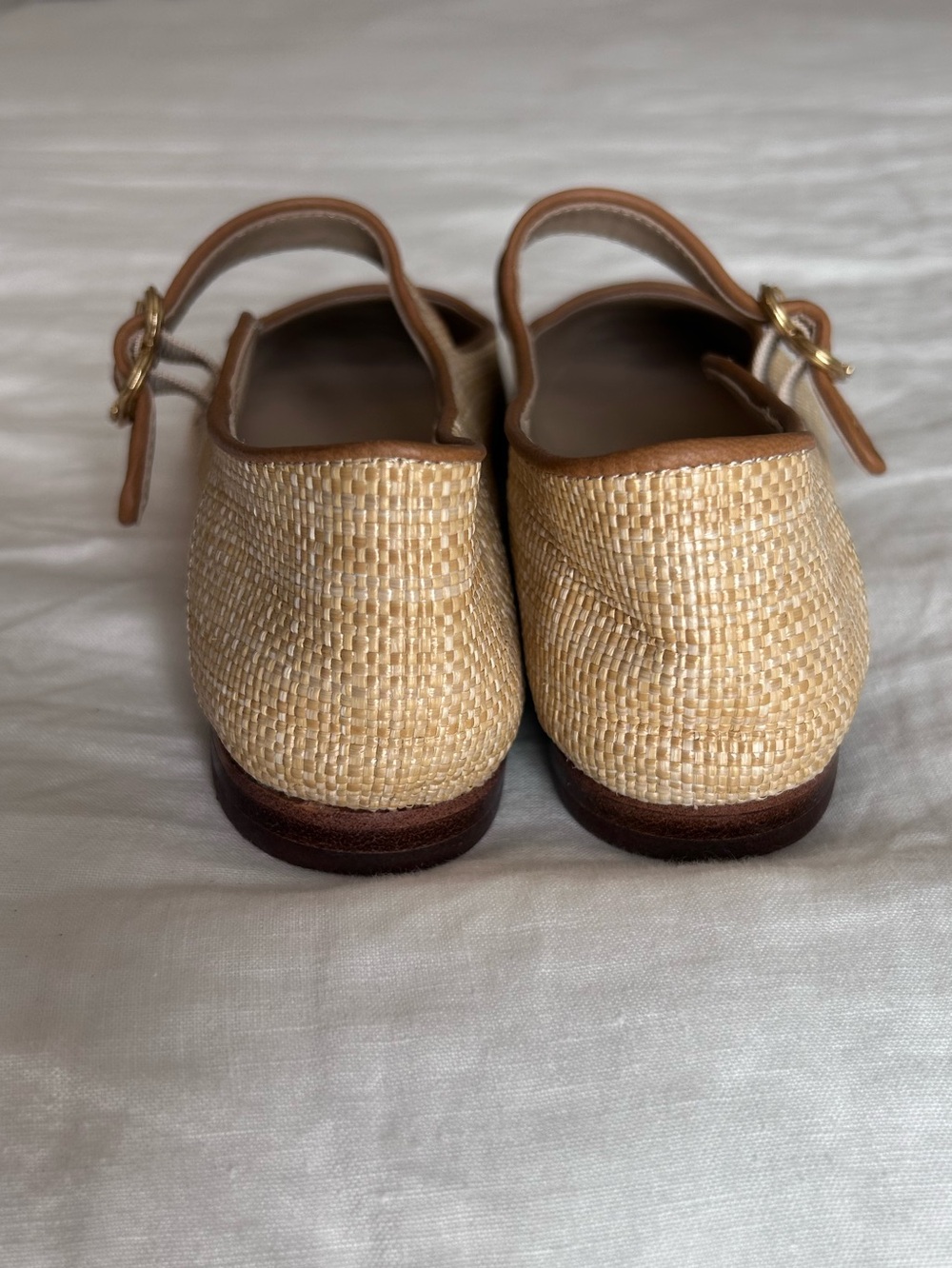 Sam Edelman Michaela Raffia Mary Jane Flats ~ Size 8 - Picture 6 of 7